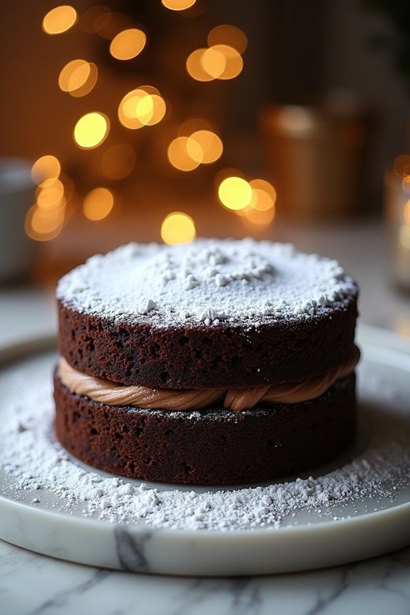decadent chocolate holiday cakes