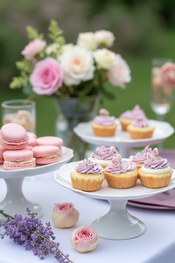 delightful garden party pastries