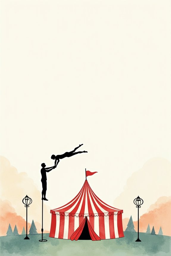 digital circus themed invitations