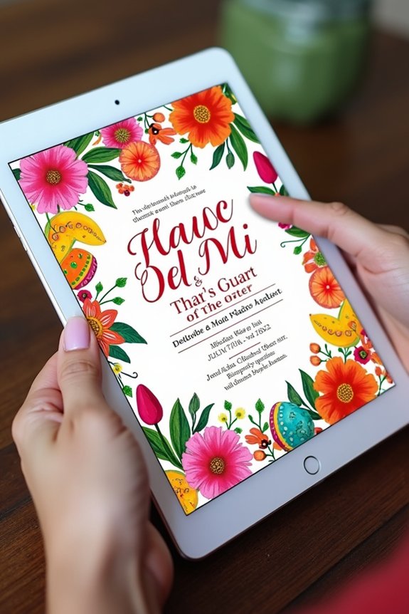 digital invitations for cinco de mayo