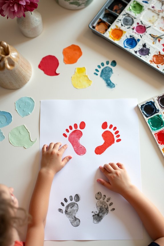 dino footprints crafting adventure