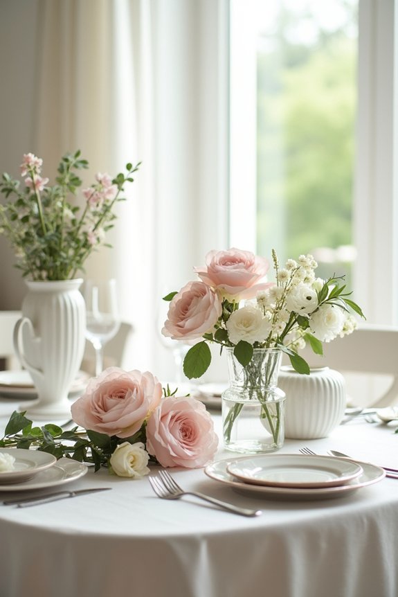 diy floral paper centerpieces