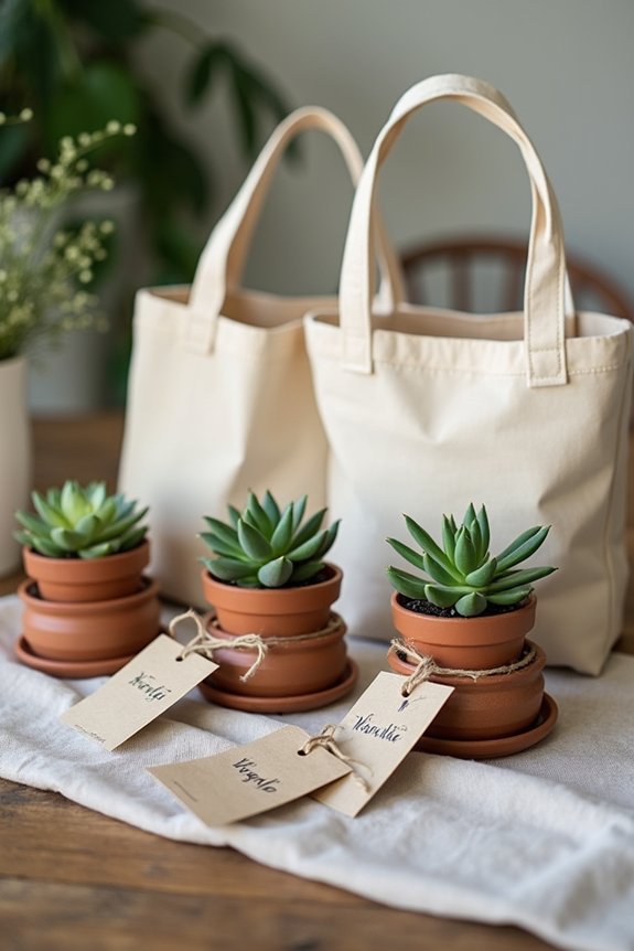 eco friendly bridal shower favors