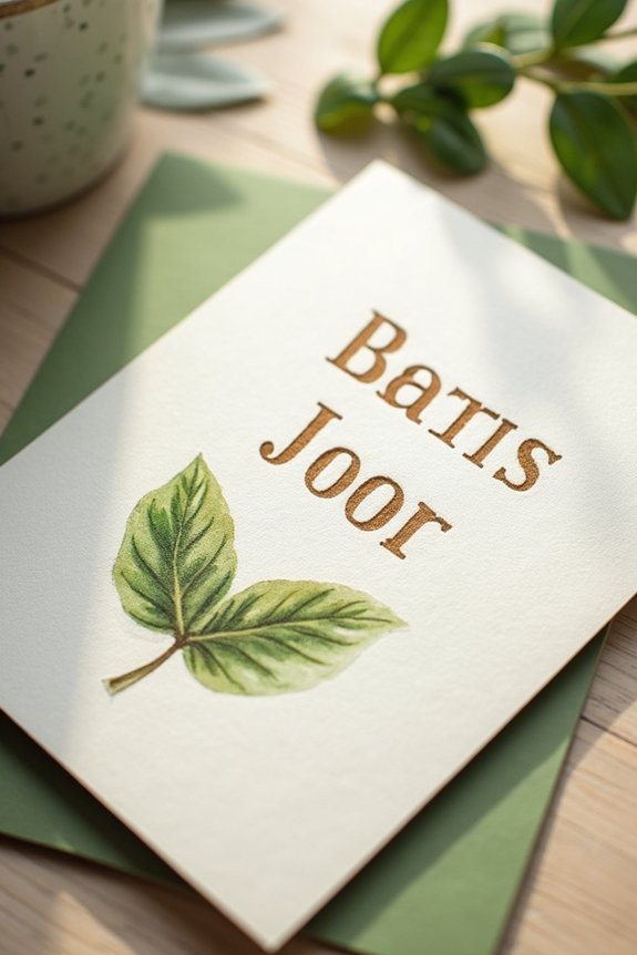 eco friendly job celebration invitations