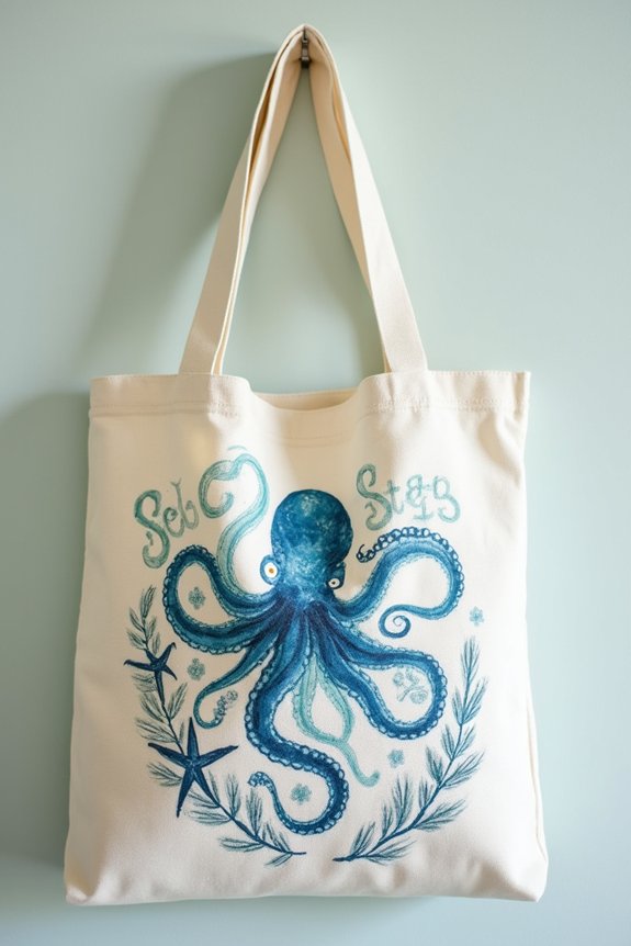 eco friendly ocean animal totes