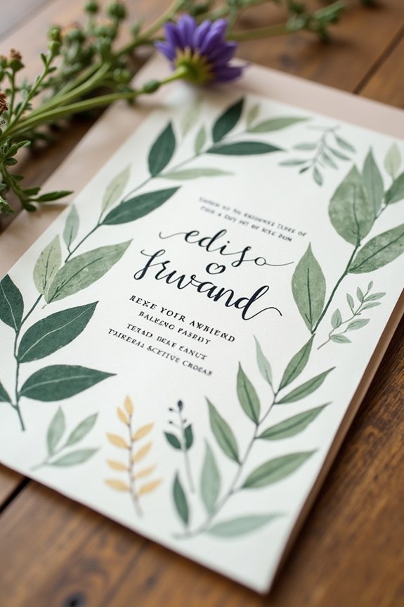 eco invitations for environment care