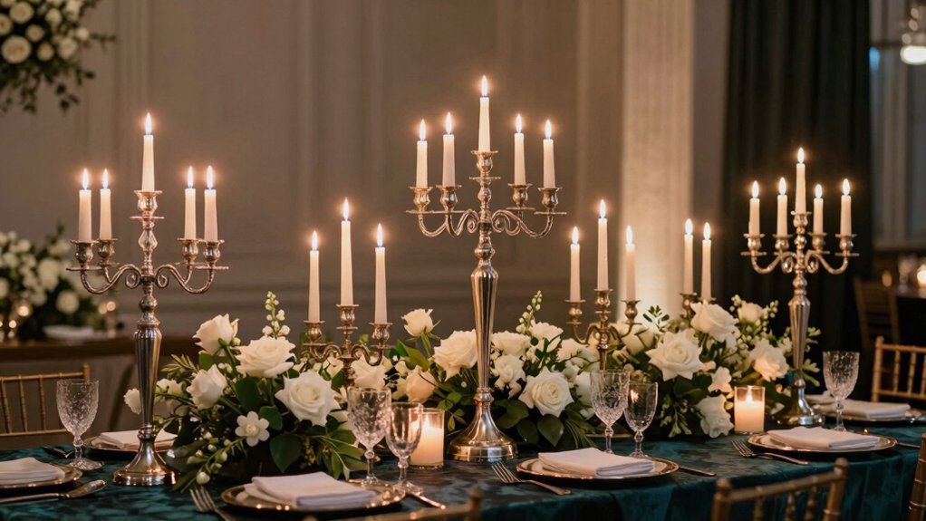 elegant candelabra centerpiece ideas