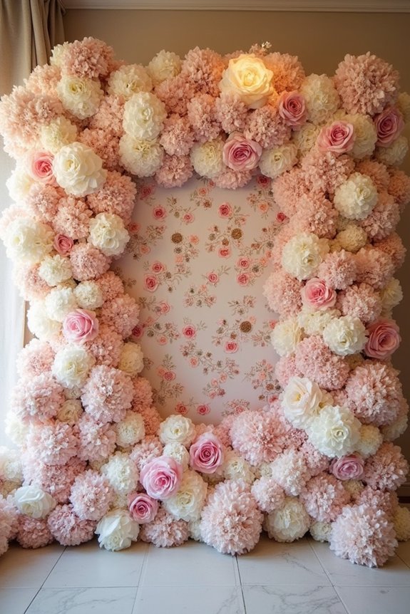 elegant floral wall decor