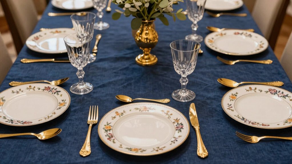 elegant gold flatware sets