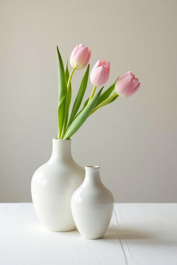 elegant minimalist easter decor