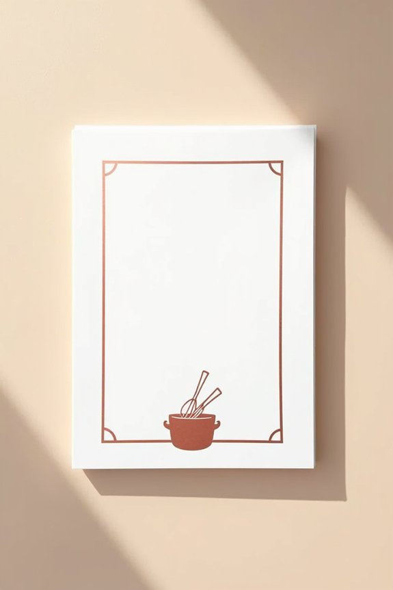 elegant minimalist fondue invitations