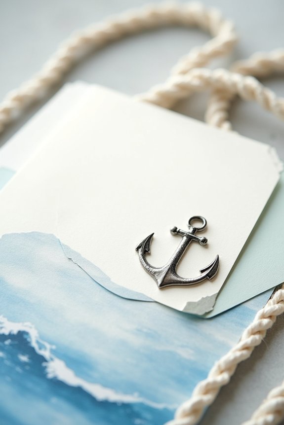 elegant nautical invitation design