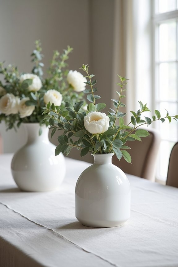 elegant open table arrangements