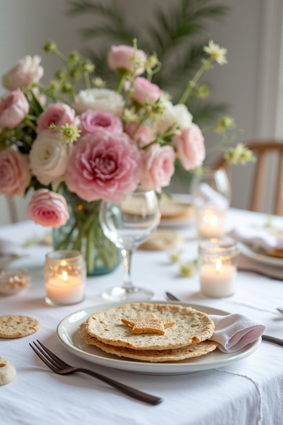 elegant passover table decorations