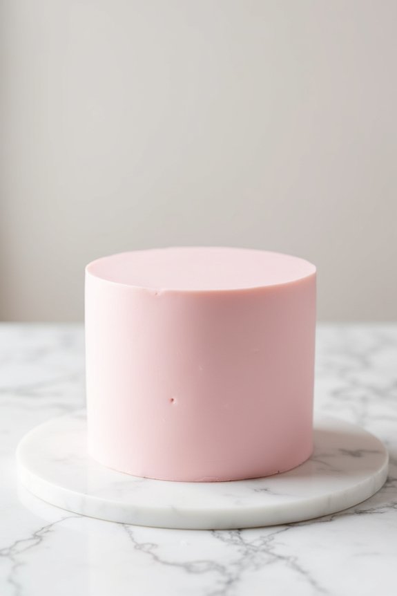 elegant pink fondant cakes
