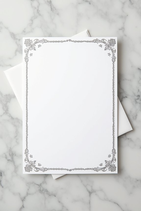 elegant silver anniversary invitations