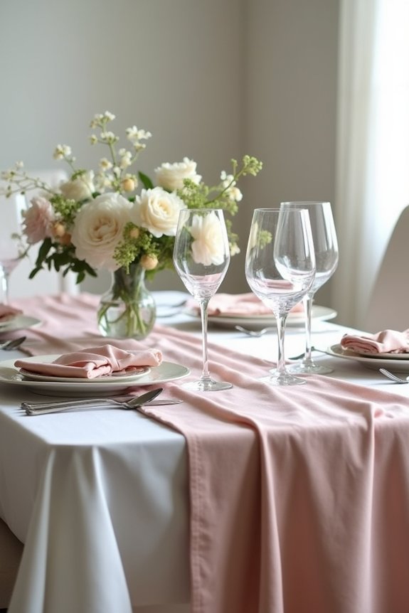 elegant table linens selection