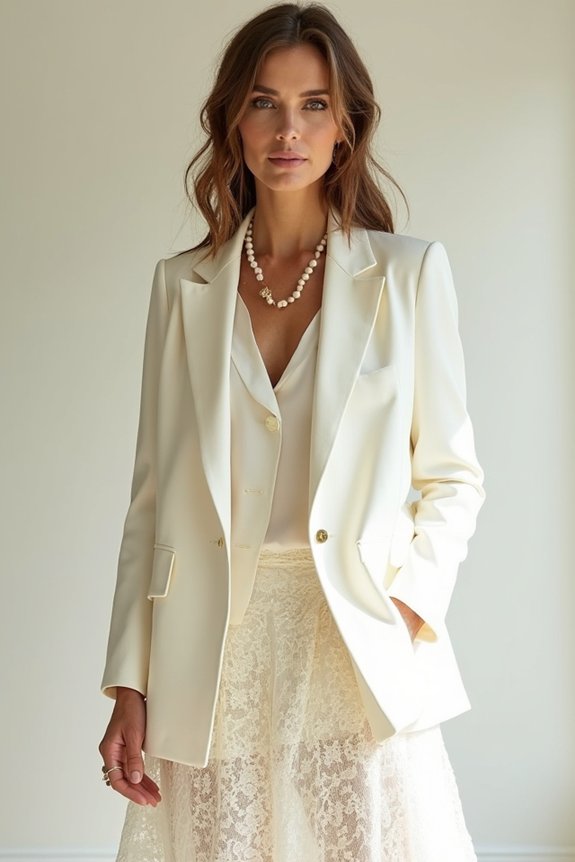 elegant white shade combinations