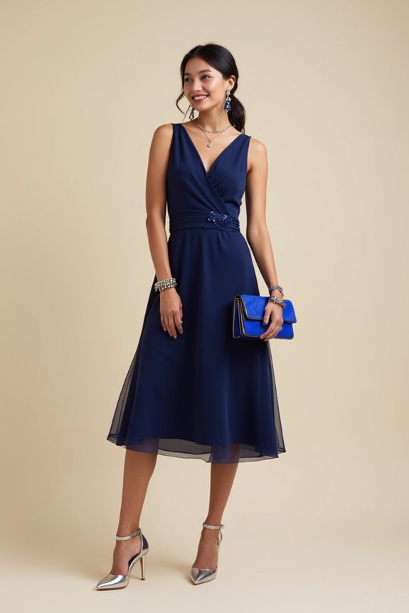 elevate look with blue accessories