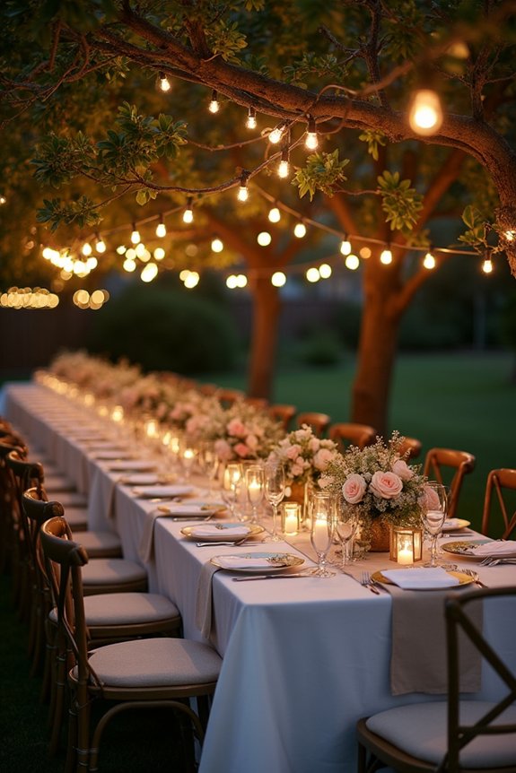 enchanting garden party lights
