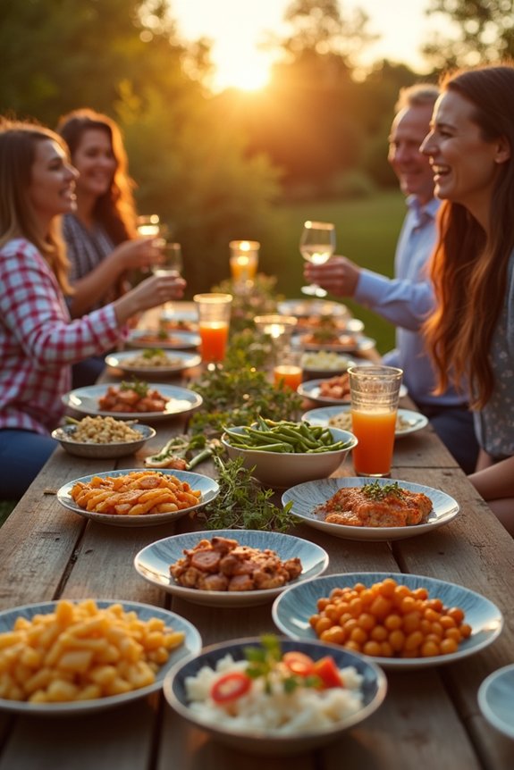 farewell potluck with favorites