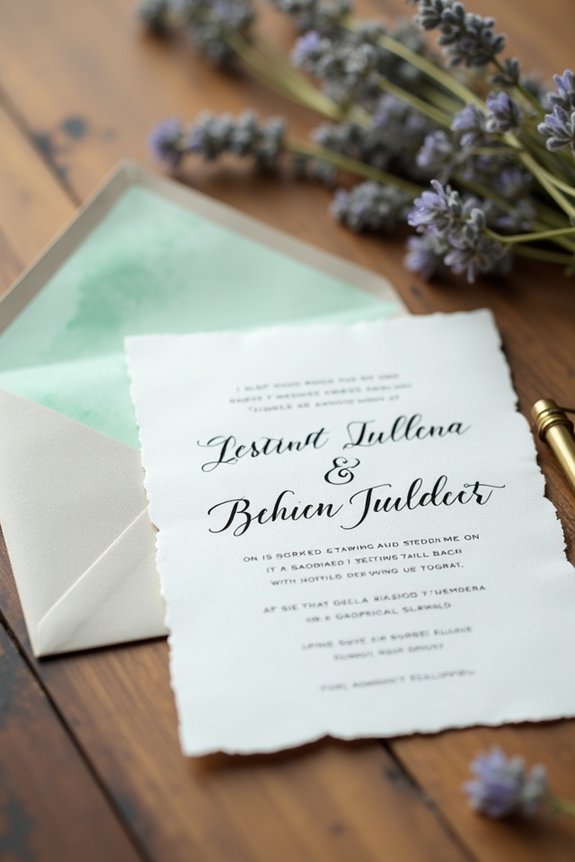 farmhouse wedding invitation style