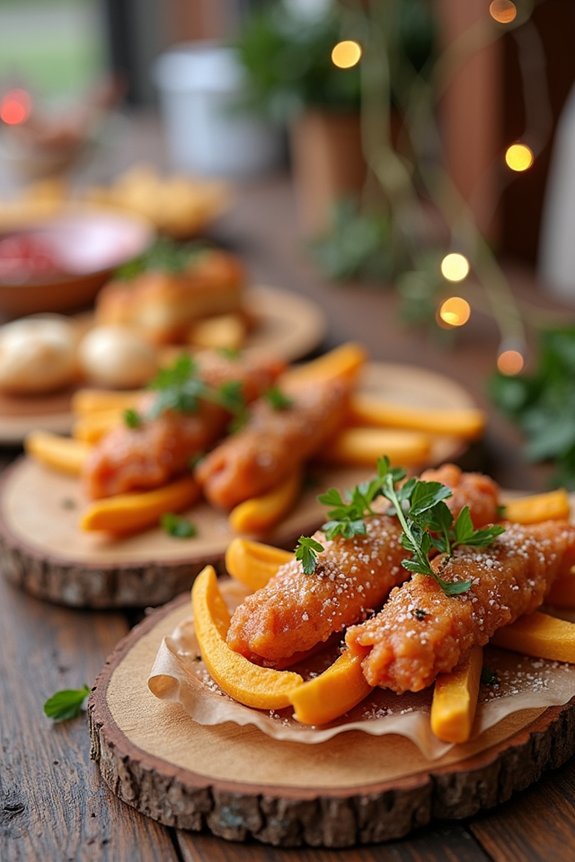 festive carnival food presentation