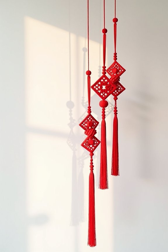 festive chinese knot decorations
