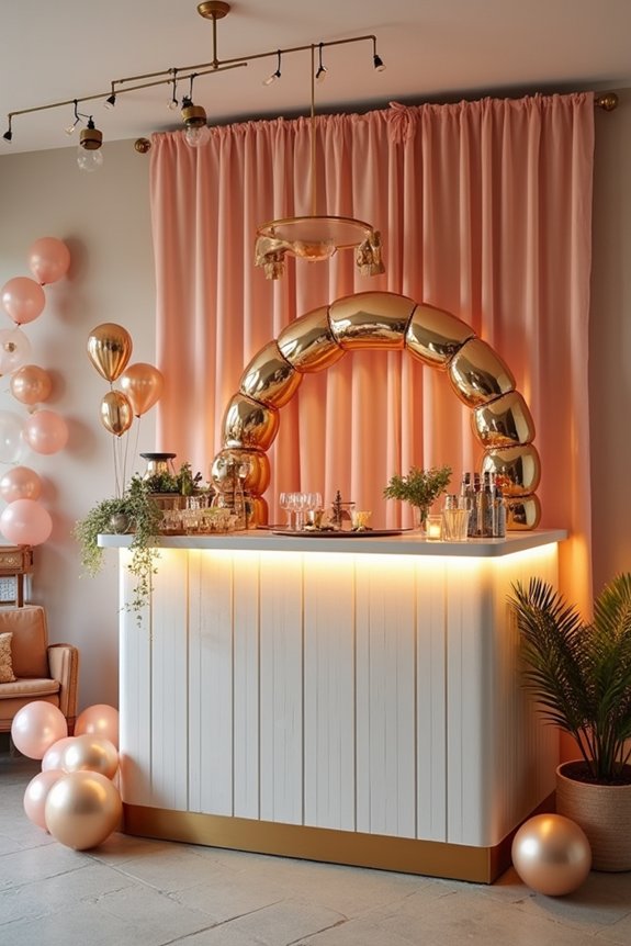 festive happy hour decorations