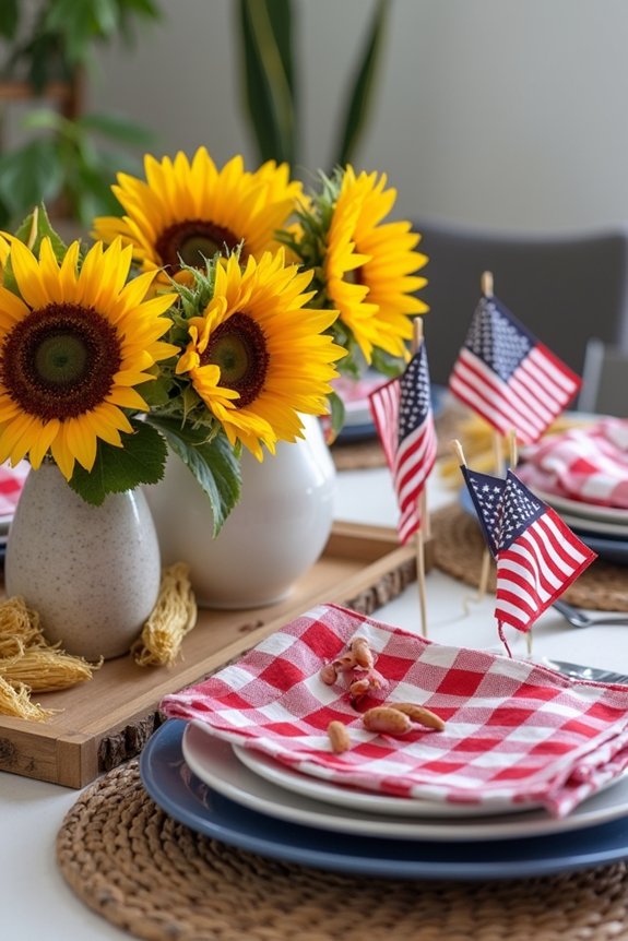 festive labor day centerpieces