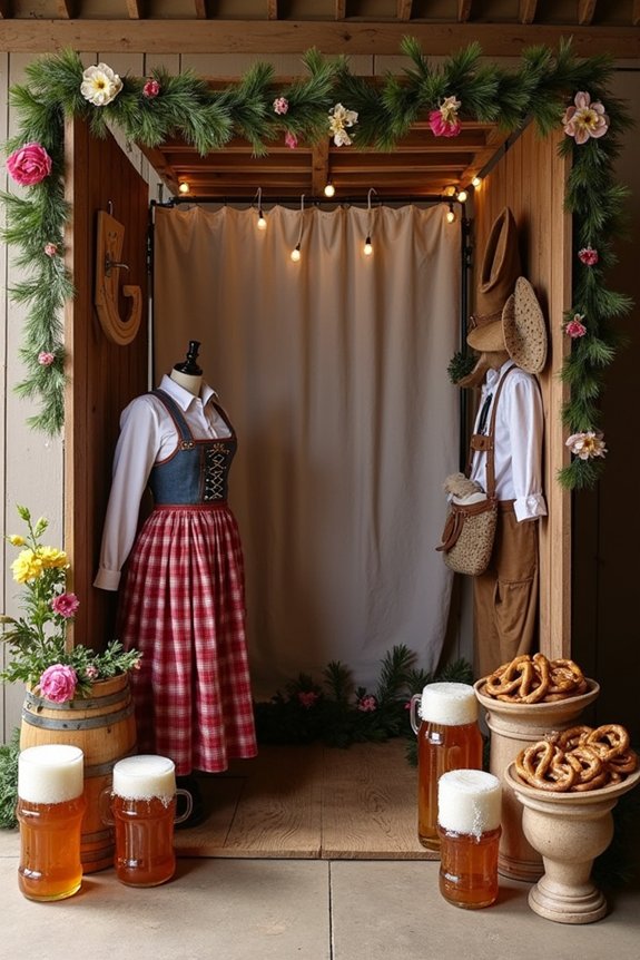 festive oktoberfest photo booth