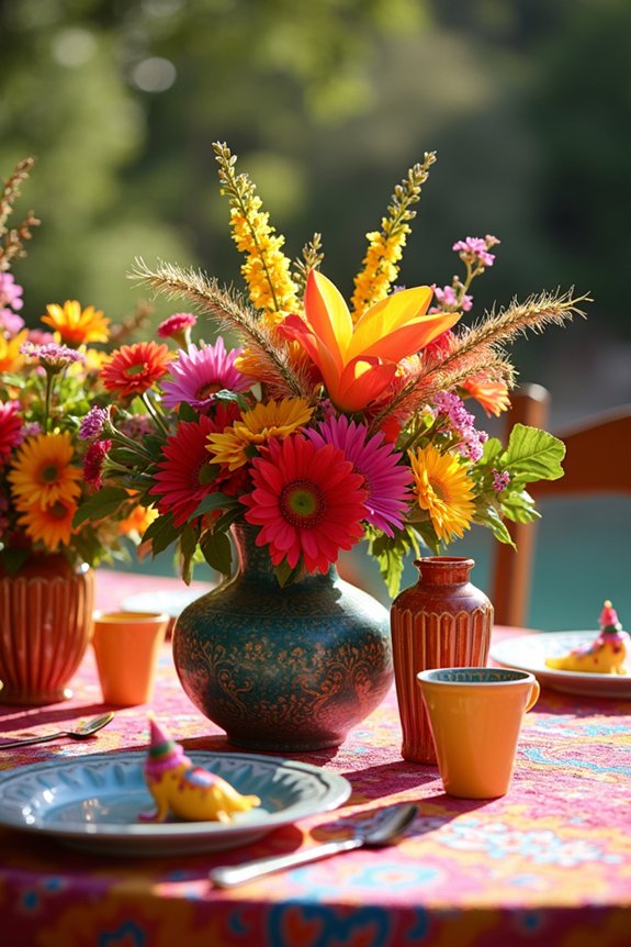 fiesta centerpiece decoration ideas