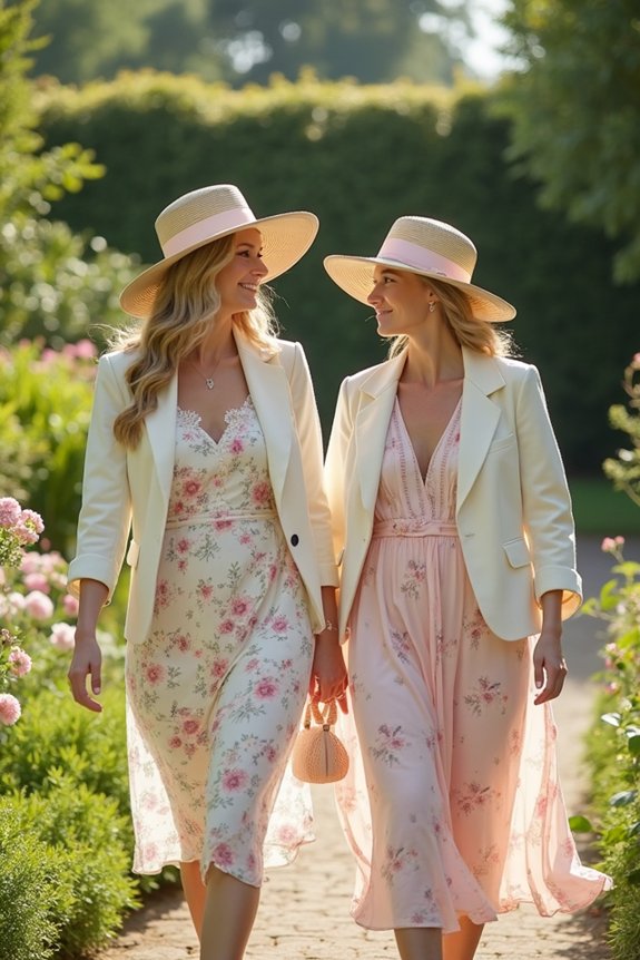 floral pastels for garden elegance