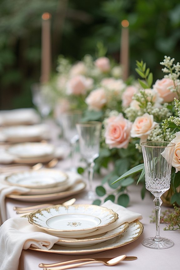 florals colors textures combined