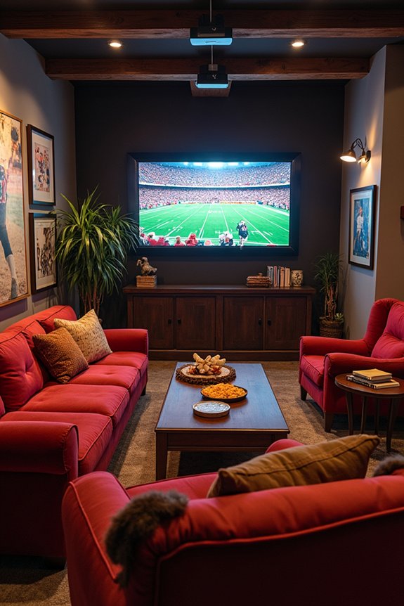 football themed movie marathon fun