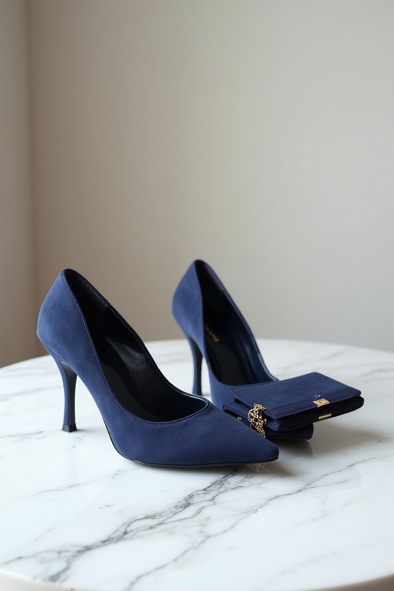 footwear options for navy