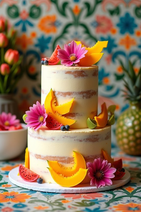fresh fruity celebration cakes