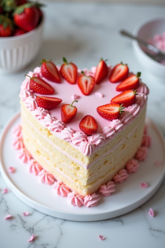 fruity floral valentine s cakes