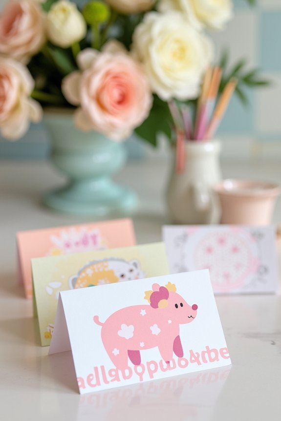 fun baby advice cards