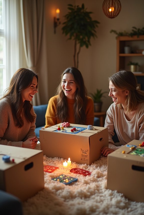 game night moving celebration