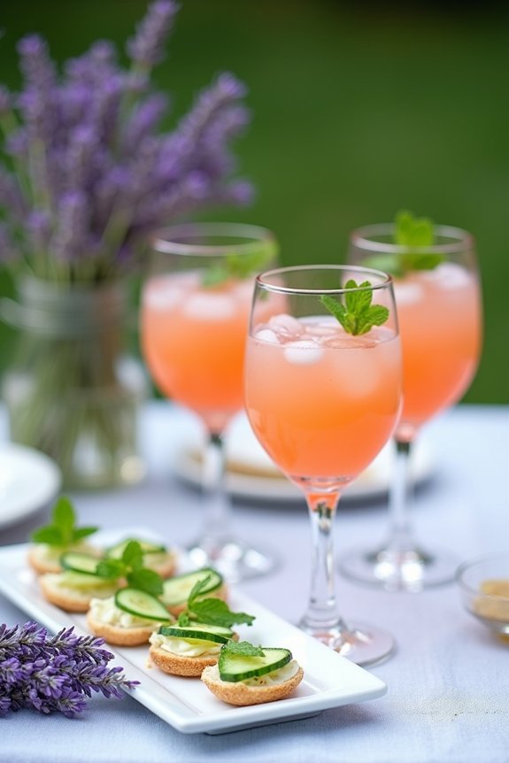 garden party refreshments ideas