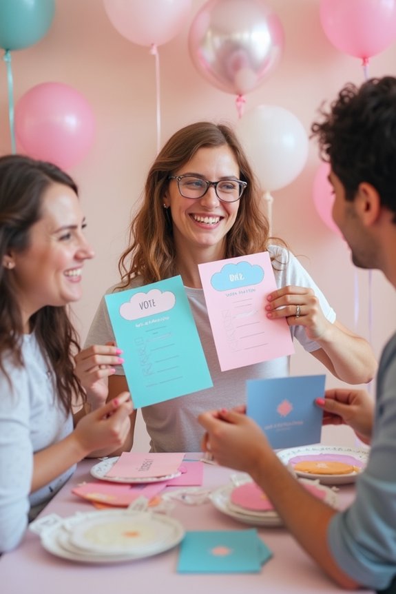 gender reveal guessing games