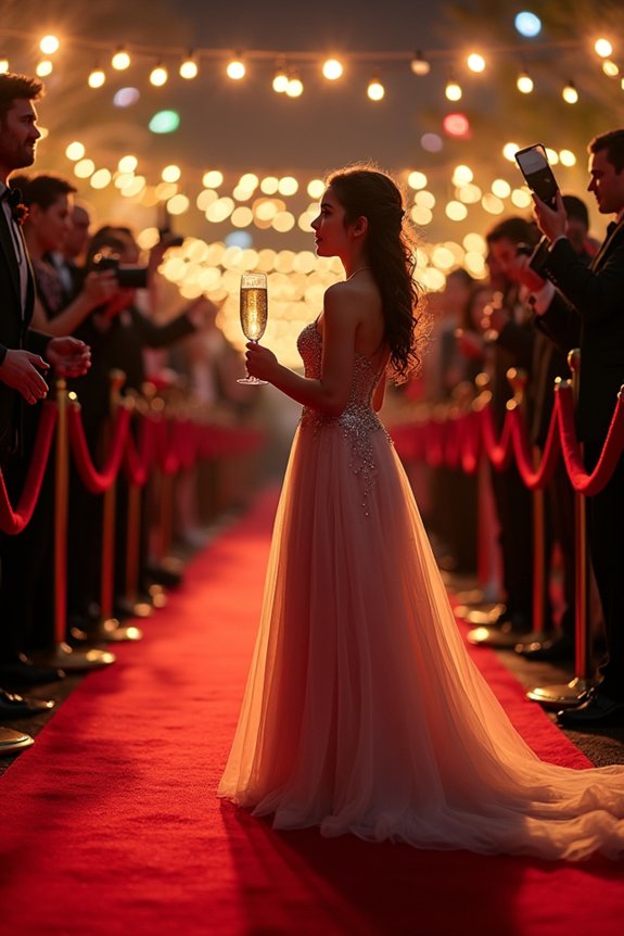 glamorous red carpet celebration