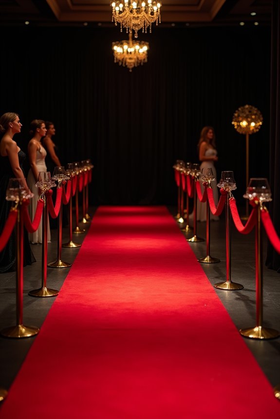 glamorous red carpet celebration
