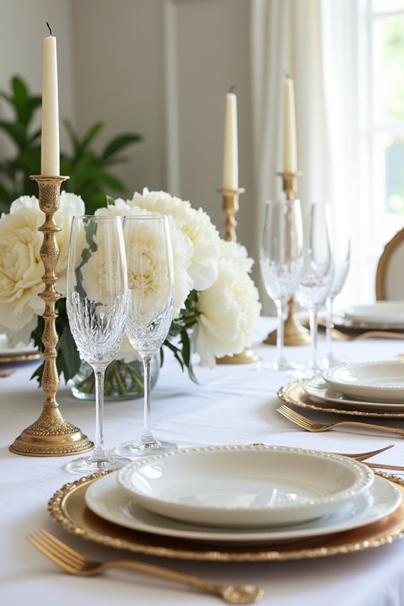 glamorous table d cor essentials