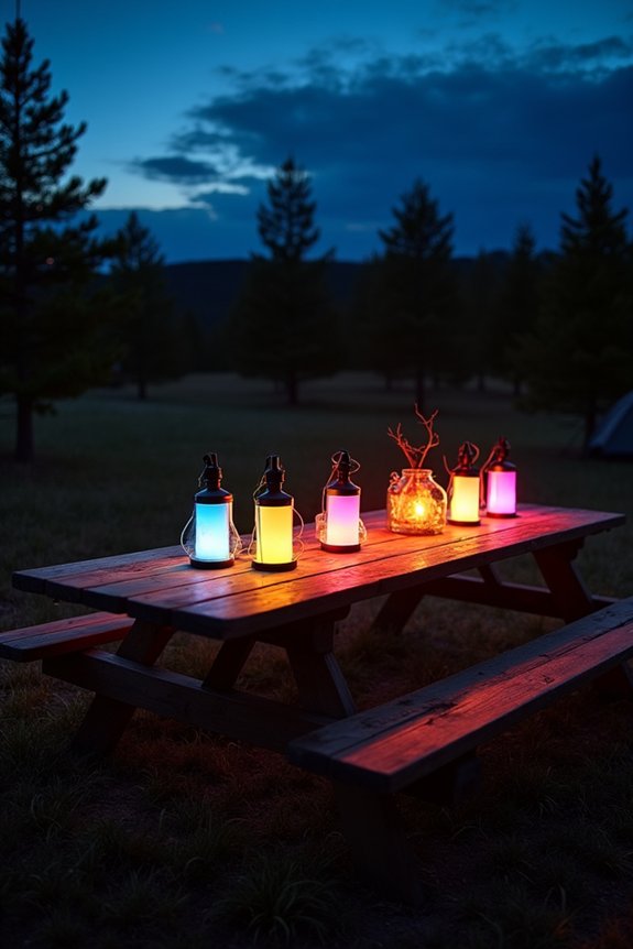 glowing camping celebration essentials