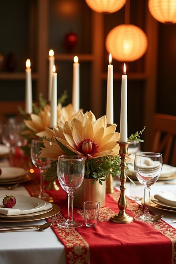 gold accents for prosperity