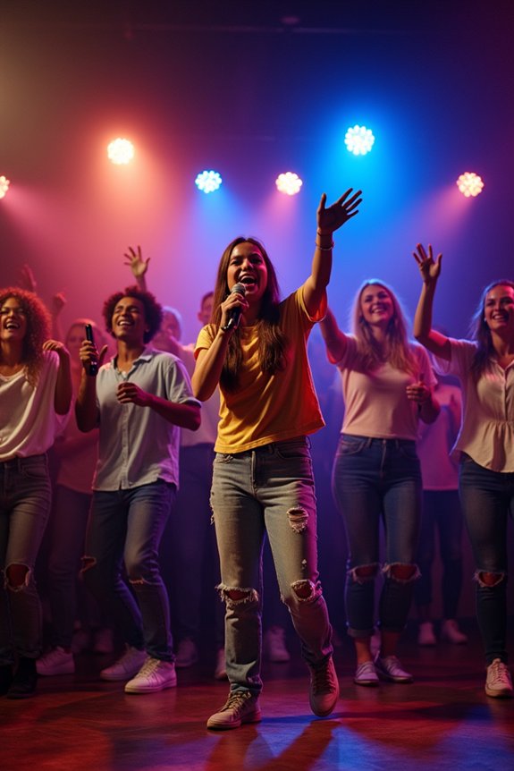 group performances boost energy