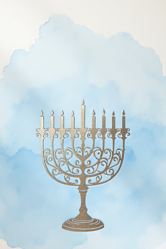 hebrew calligraphy enhances invitations