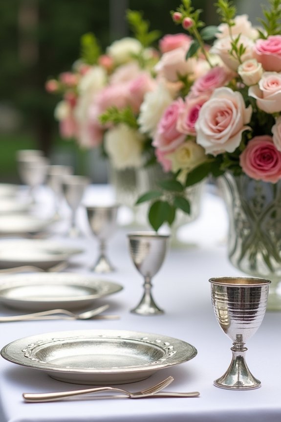 horse racing themed table settings